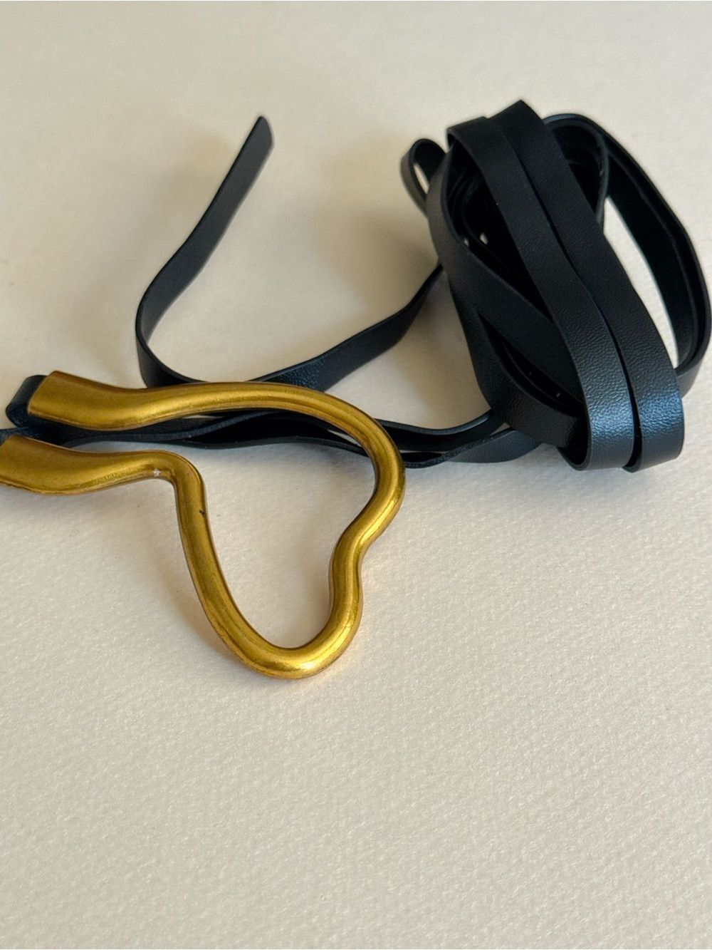 Black Waist Belt S1443 - Picture 5 of 5